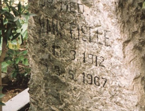 Grave of Hannes Eisele (Located after publication)