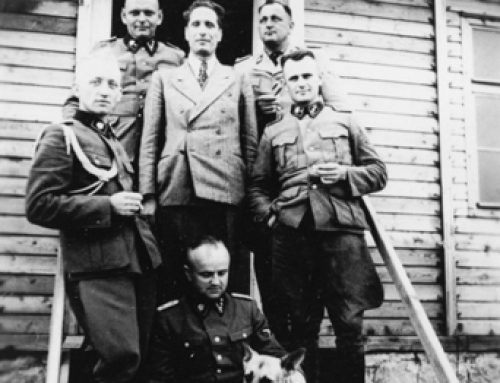 SS-Obersturmführer Rudolf Suttrop and Fellow SS Officers at Gross-Rosen