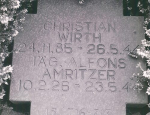 Grave of SS-Sturmbannführer Christian Wirth, Belzec and Field Chief of Operation Reinhard