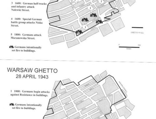 Daily Maps of the Warsaw Ghetto Fighting