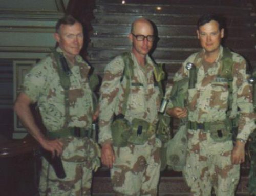 With Marty Dempsey and Jack Pattison in the Palace
