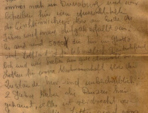 Einsatzkommando 3 – Brief, 17 Oktober 1941