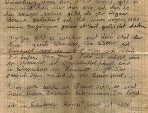 Einsatzkommando 3 – Brief, 16 Januar 1942