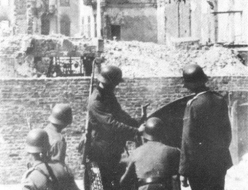 German 20mm Cannon at the Warsaw Ghetto