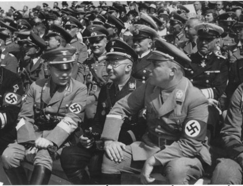 Heinrich Himmler with Martin Bormann