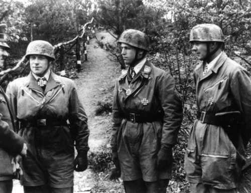 Joachim Meissner Next to Hitler after Receiving the Knights Cross