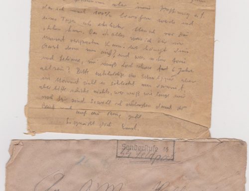 Sonderkommando Letter dated July 11, 1944