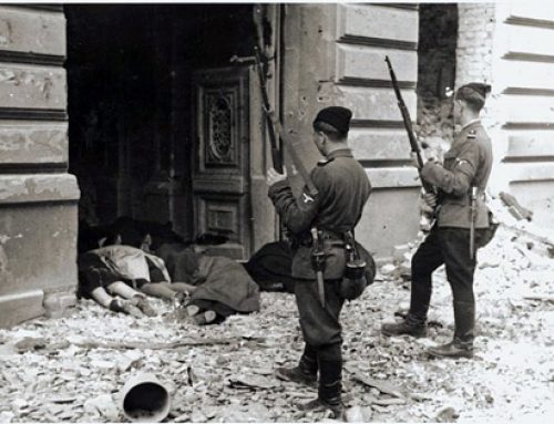 SS Ukrainian Troops at the Warsaw Ghetto
