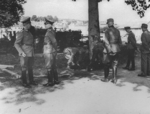 Site Where General Speck Was Killed in France